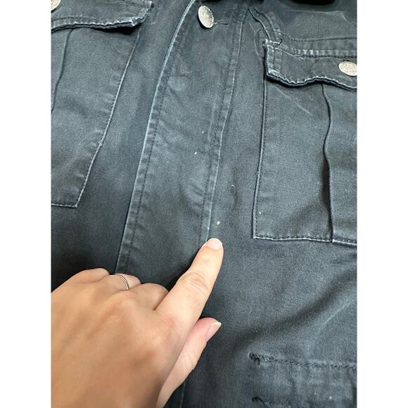 Volcom Scout Jacket Men XL Black Chore Field Utility Skater Outdoors Grunge - Picture 8 of 14